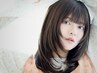 【平日限定☆人気No3♪】カット+カラー+髪質改善トリートメント