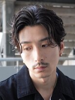 エリマ 横浜西口(elima) 横浜西口フェザーパーマフェザーショートセンターパート20代緩め