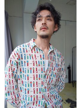 メンズアンジェリカ 岡山店(Men's ANGELICA) メンズゆるめ黒髪×ツイストパーマ