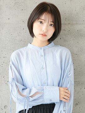 ニューヨークニューヨーク 新田辺店(NYNY) ナチュラルボブ【イルミナカラーダークアッシュグレー】