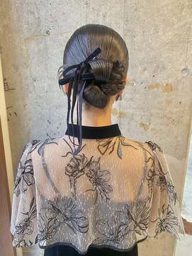 お呼ばれヘアセット