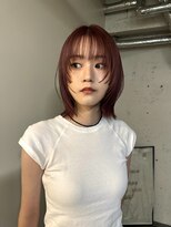 イェン(Yen.)&nbsp;ウルフボブレイヤーカット姫カットレッドブラウンレイヤーボブ