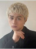 【arietta二瓶】ブロンドショート×ダウンバング