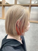 ロッカ(ROCCA)&nbsp;ココアベージュブロンド×インナーオレンジ