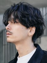 フィフス 天神大名(fifth)&nbsp;天神大名メンズパーマシャドウパーマシースルーマッシュウルフ