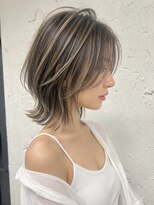 ダブルトーキョー シブヤ(W-TOKYO SHIBUYA)&nbsp;ハイライト×レイヤーハッシュカット20代30代40代UP