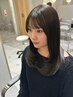髪質改善オーガニック“前髪“縮毛矯正＋カット+髪質改善3StepTR