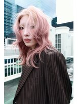 ステップボーンカットオオサカ(STEP BONE CUT OSAKA Via TICK-TOCK) 【ステップボーンカット】モーブピンク/前髪長めレイヤー