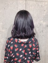 サロンドミルク 原宿(salon de MiLK)&nbsp;ダークパールグレー＆グラデーションバイオレット