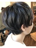 【自由が丘KEEP木田】ベリーショート、ブルーアッシュ髪質改善