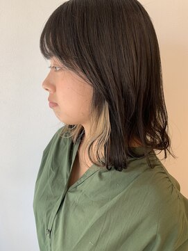 ディフィー(Defi) インナーカラー×ホワイトベージュ【大阪 京橋】