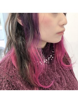 テクライズ 豊橋店(TECHRISE) インナーピンクバイオレットグラデ