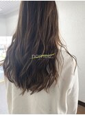 【横浜美容室ネイミーズ】大人ヌーディーベージュロング