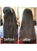 【髪質改善】縮毛矯正/艶髪/ストレート/美髪