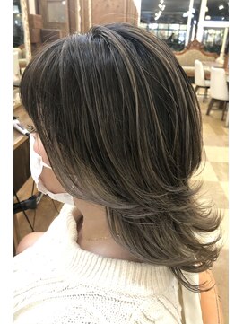 クレドガーデン 西新井店(CRED GARDEN) バレイヤージュ×ミディアム