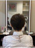 生え際白髪対策カット