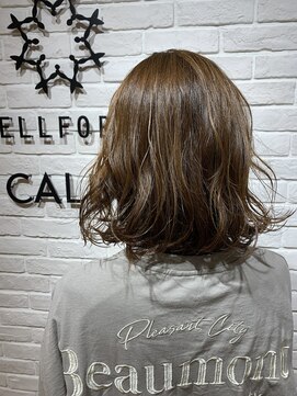 ヘア スパ ビューティー エールフォルム(HAIR SPA BEAUTY YELLFORME) アッシュベージュ×ゆるふわウェーブstyle