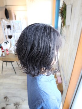 アルル ヘアー(ALULU HAIR) 漂う透明感くすんだ空色『コバルトアッシュ』