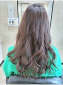 白髪ぼかしハイライト　グレージュカラー