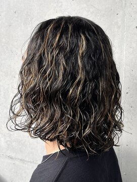 アソビ 表参道(ASOBI) ツイストスパイラルパーマ　ハイライト