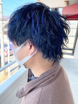 デネブ(Deneb) 20代30代韓流☆ツイストパーマショートマッシュアッシュブラック