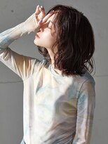 ラフィス ヘアールーチェ 樟葉店(La fith hair luce) 【La fith】ニュアンス巻き×アッシュグレージュ