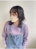 ふわふわウルフパーマ