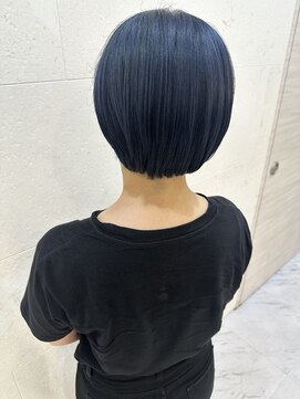 シャンティ 札幌駅前店(Shanti) ショートボブルー