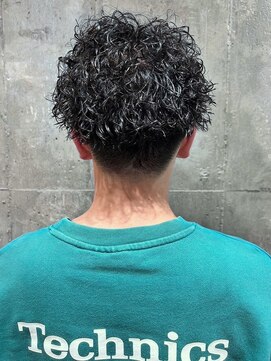 ソレイユ バイ アルフレッド(SOLEIL by alfRed) ツイストスパイラルパーマ　ツーブロック　黒髪