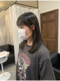 【顔周りカットSayaka】高校生にも人気！サイドバング