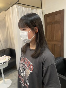スイート ヘアデザイン(Suite HAIR DESIGN) 【顔周りカットSayaka】高校生にも人気！サイドバング