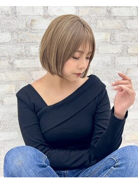 オーロ 西宮店(ORO) 流行りのボブベージュ