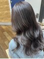 ロアー ヘアー マックイーン 流山おおたかの森店(RAWR hair McQueen) 透明感抜群のブリーチありのグレージュカラー♪こだわってます！