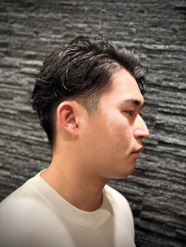 ヒロギンザ 恵比寿店(HIRO GINZA) ツーブロックビジネスショートフェードスパイラルツイストパーマ