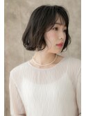 乾かすだけ黒髪Aラインこなれボブパーマ312X戸田公園30代40代