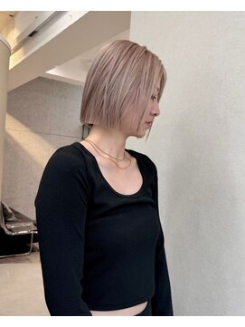 ローレン(Lolen.) 大人可愛い ミルクティーボブ ふじゆー