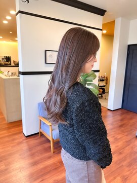 スリー バイ ザサロンフジサワ(THREE by the salon fujisawa) 艶々ラベンダーグレージュ