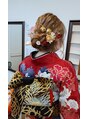 ヘアリゾートハピネス 着付けやヘアセットも承ります。結婚式、七五三、成人式など。