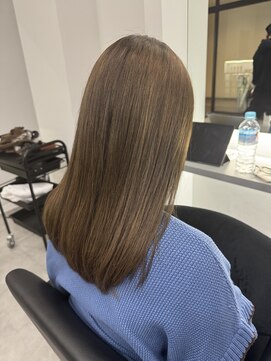 ナンバー 竪町(number+) 20代30代40代ダブルカラーアッシュベージュ