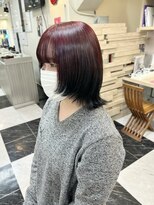 テテ(TETE) ROOTS COLOR/ウルフカット