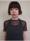 ミニボブ × ニュアンスパーマ