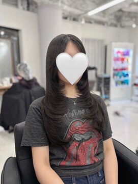 ハピネス 梅田茶屋町店(HAPPINESS) シャギーレイヤー オルチャンレイヤー ワンカール 梅田美容室