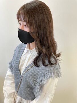 ケンジ 平塚ラスカ店(KENJE) ミディアムヘア/暗めカラー/グランマッシュ/平塚