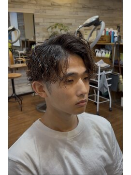 ツイン ツイストスパイラル/センターパート