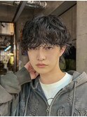 メンズシャドウパーママッシュカットグランジパーマ