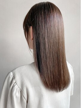 リヤン 表参道(lyann) 大人ガーリーダークアッシュミディアムレイヤーカットa