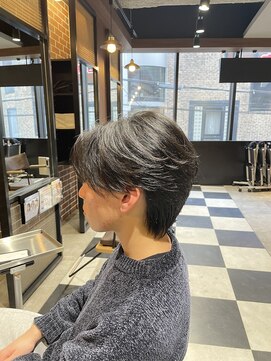 ニューヨークニューヨーク 梅田茶屋町店(NYNY) ナチュラルセンターパート/ニュアンスパーマ