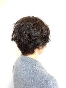 ラインヘアー(LINE HAIR) ショートボブ ニュアンスパーマ
