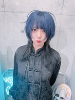 インク 渋谷(INK.)&nbsp;ミルクティーブロンドニュアンスウルフワンホンレイヤー渋谷