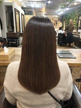 プランツヘアー 縮毛矯正博多美容室　髪質改善ストレート